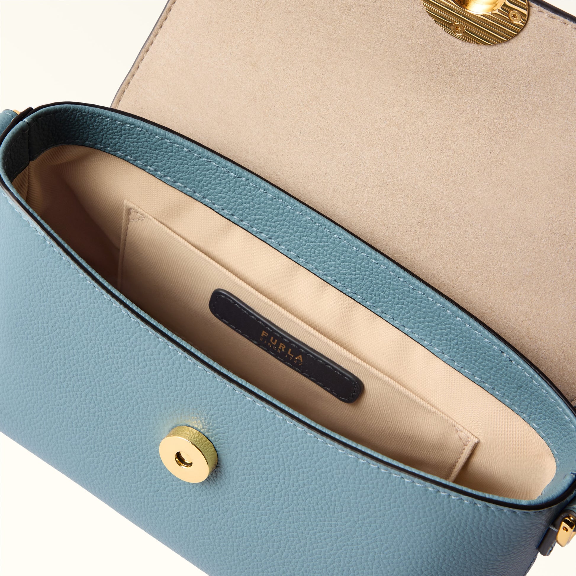 Furla Moonlight Mini Top Handle in Blue - Bags 