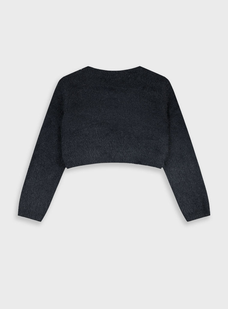 Children's Black Cardigan For Girl