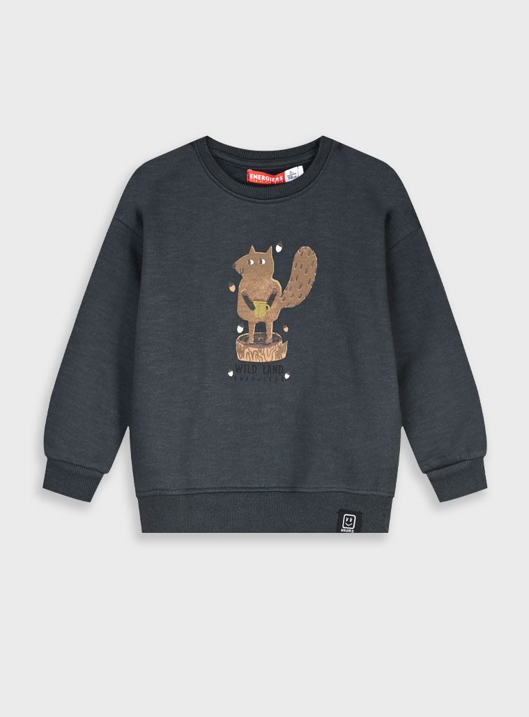 Children's Anthracite Blouse For Boy