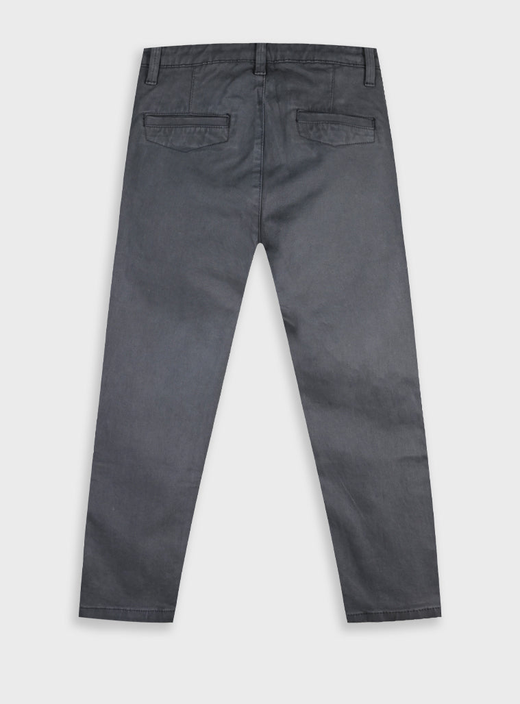 Cotton Boy Trousers - Anthracite