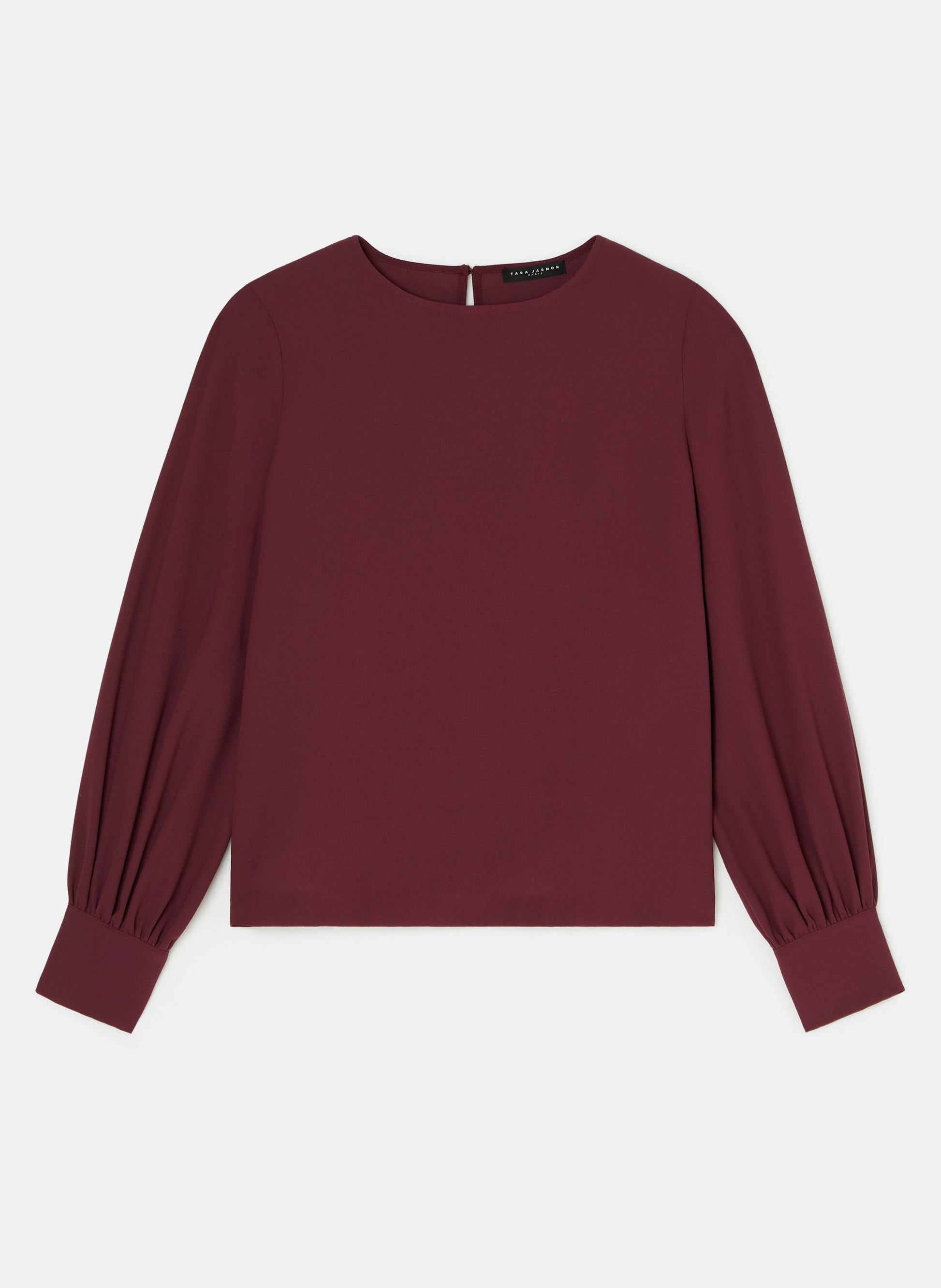 Tacci Burgundy Crepe Top by Tara Jarmon Lebanon