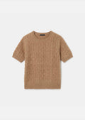 Pamela sweater in camel wool by Tara Jarmon