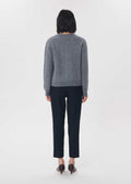 Ginette cardigan in grey wool by Tara Jarmon