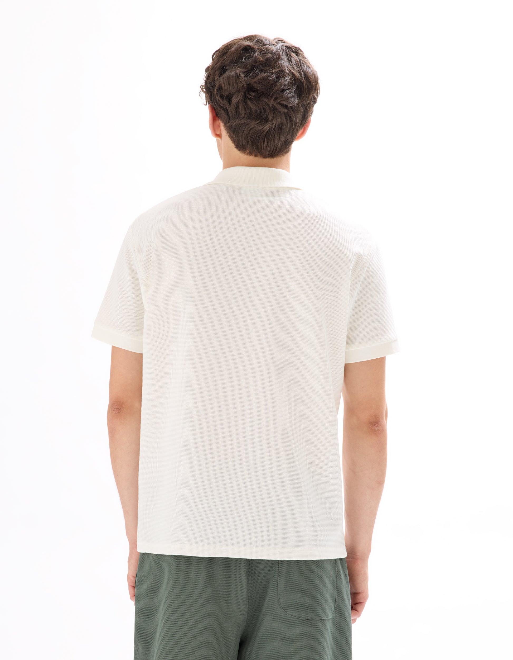 Ecru Short Sleeves Polo - Celio Lebanon