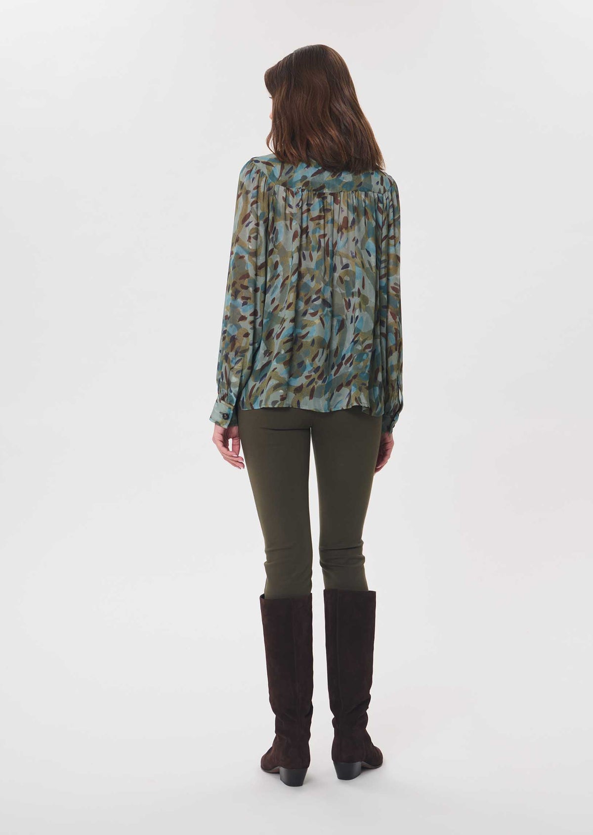 Titien top in green by Tara Jarmon
