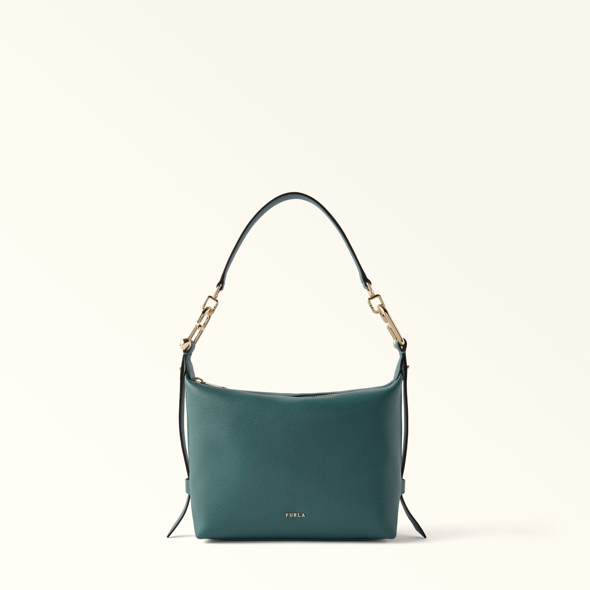 Furla Tonie Mini Hobo in Green - Bags 