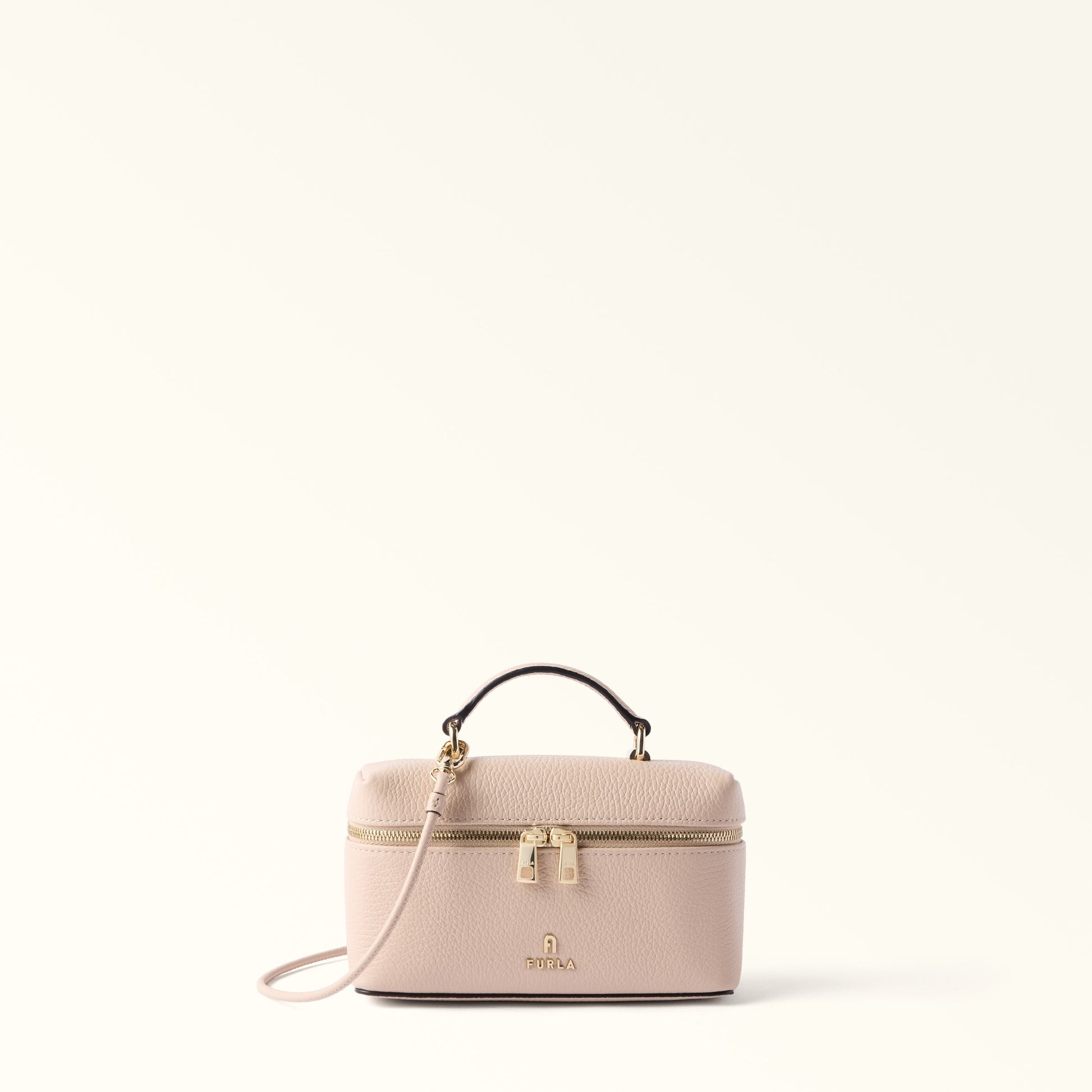 Furla Camelia Micro Vanity Case Crossbody in White - Bags 