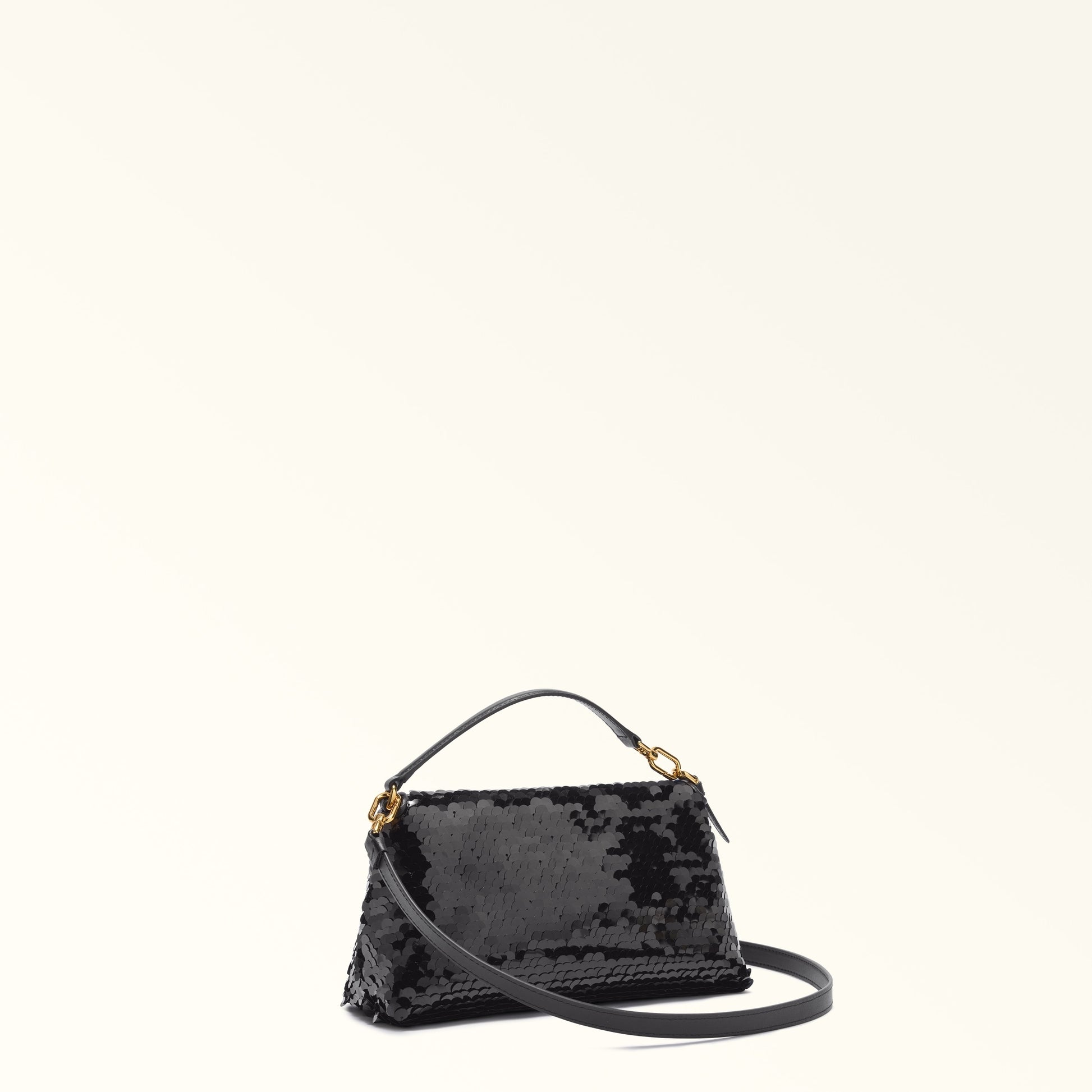 Furla Sfera Soft Mini Crossbody Top Handle in Black - Bags 