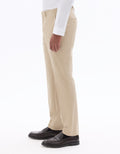 Celio Beige Slim Fit Bi-Stretch Suit Pants - Beige