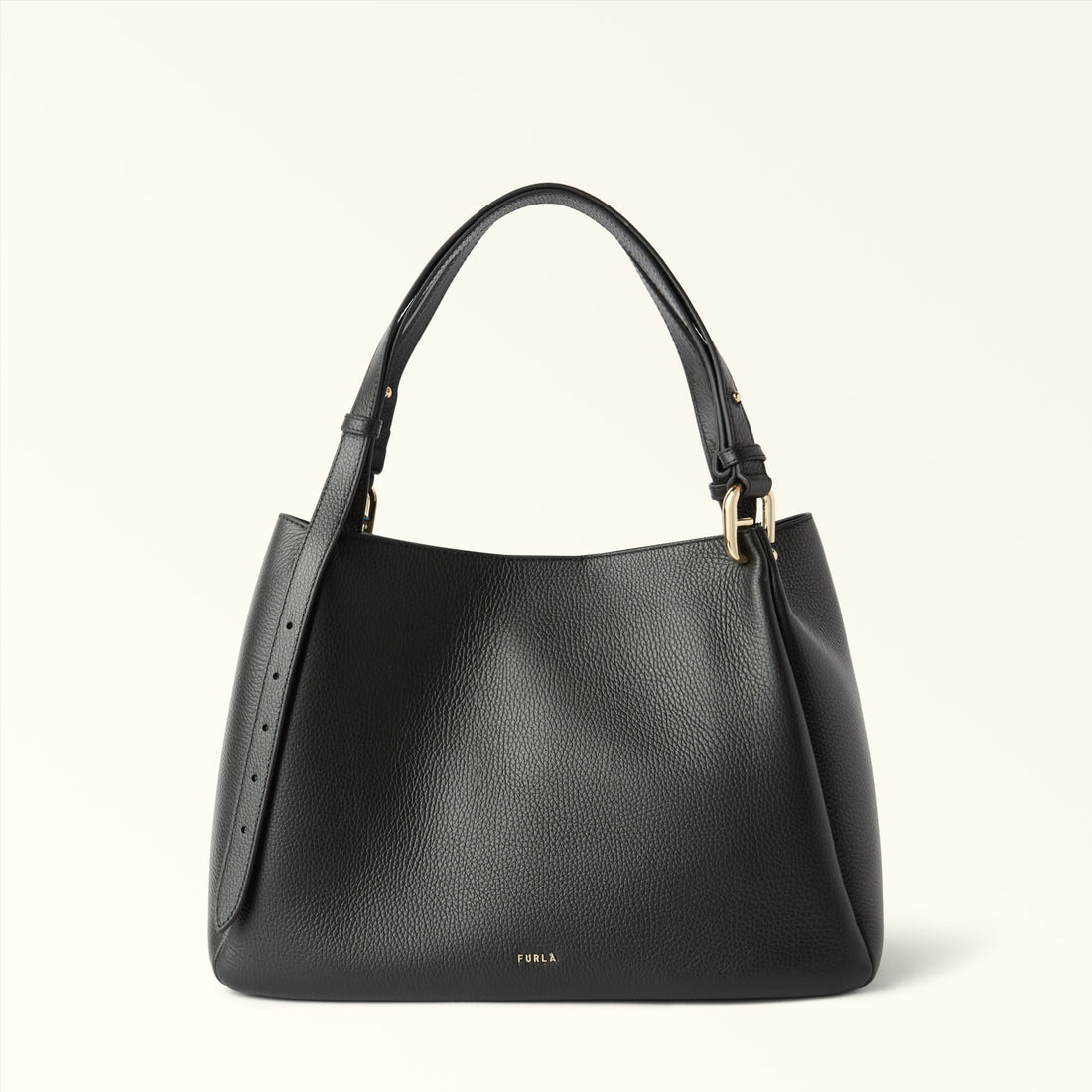 Furla Nuvola L Tote in Black - Bags 