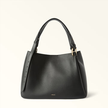 Furla Nuvola L Tote in Black - Bags 
