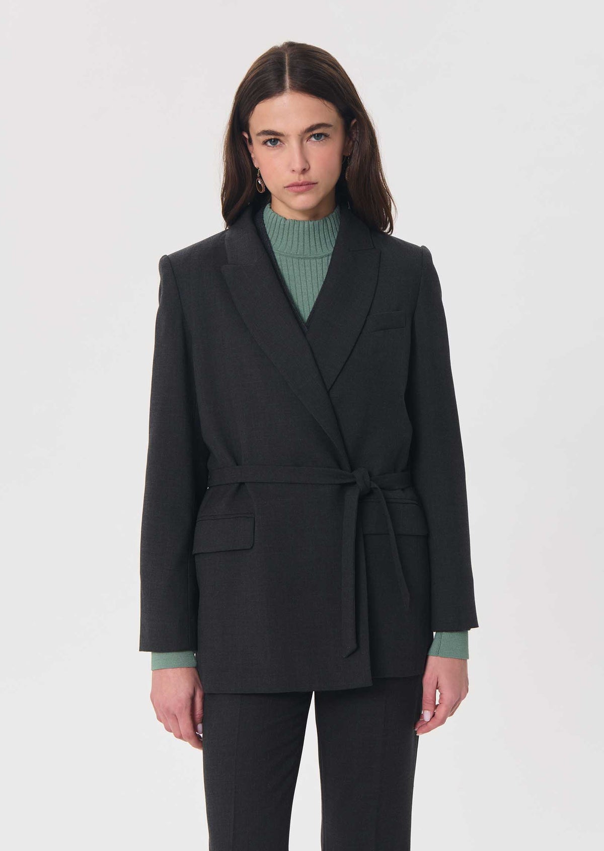 Virginie vest in grey by Tara Jarmon