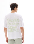 MEXGRAFI OPTICAL WHITE SS TSHIRT - Celio lebanon