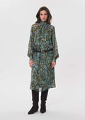 Rizzo dress in green by Tara Jarmon