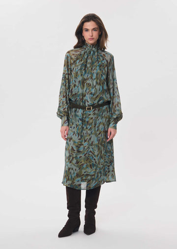 Rizzo dress in green by Tara Jarmon