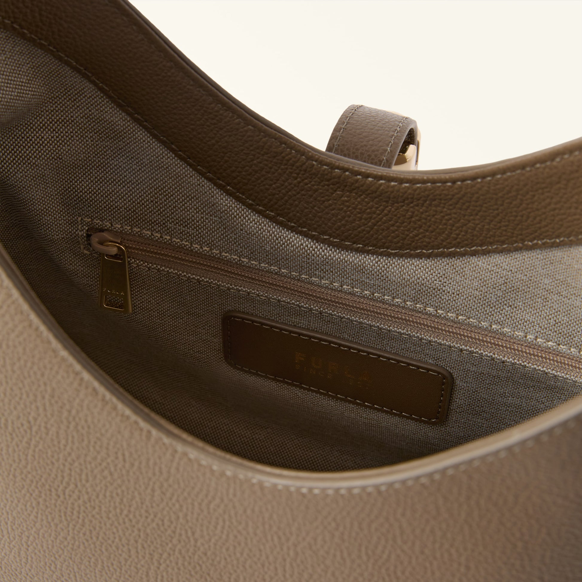 Furla Goccia S Hobo in Grey - Bags 