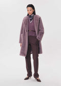 Gabbie cardigan in purple wool by Tara Jarmon