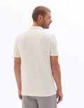 Celio Cotton Blend Short-Sleeved Polo - White