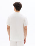Celio Textured Boxy Crew Neck T-shirt - White