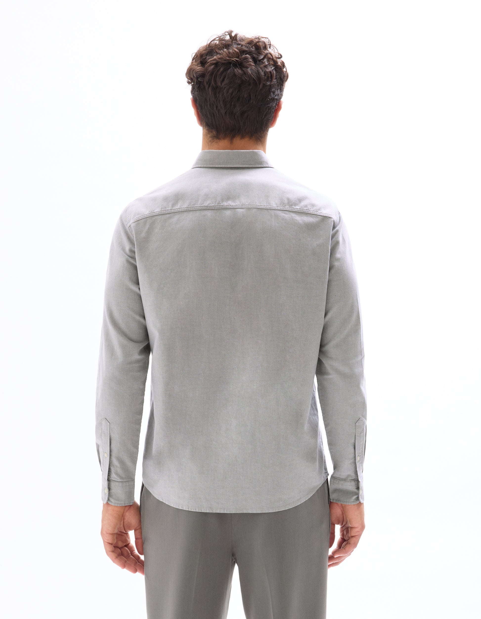 Gris Fonce Long Sleeves Shirt - Celio Lebanon