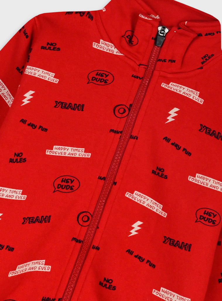 Children's Grey Tracsuit(Cardigan, Trousers) For Boy