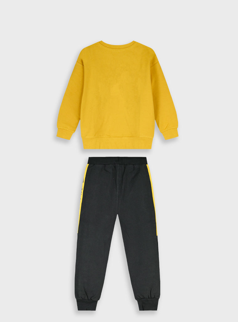 Cotton Boy Tracksuit - Anthracite