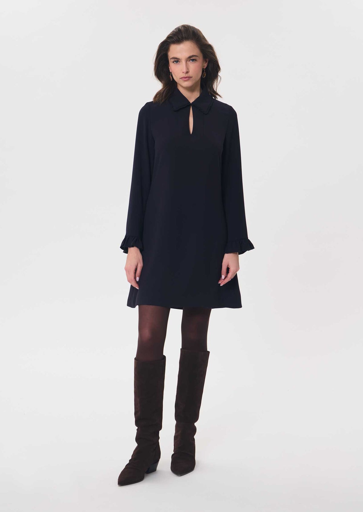 Roline dress in navy by Tara Jarmon