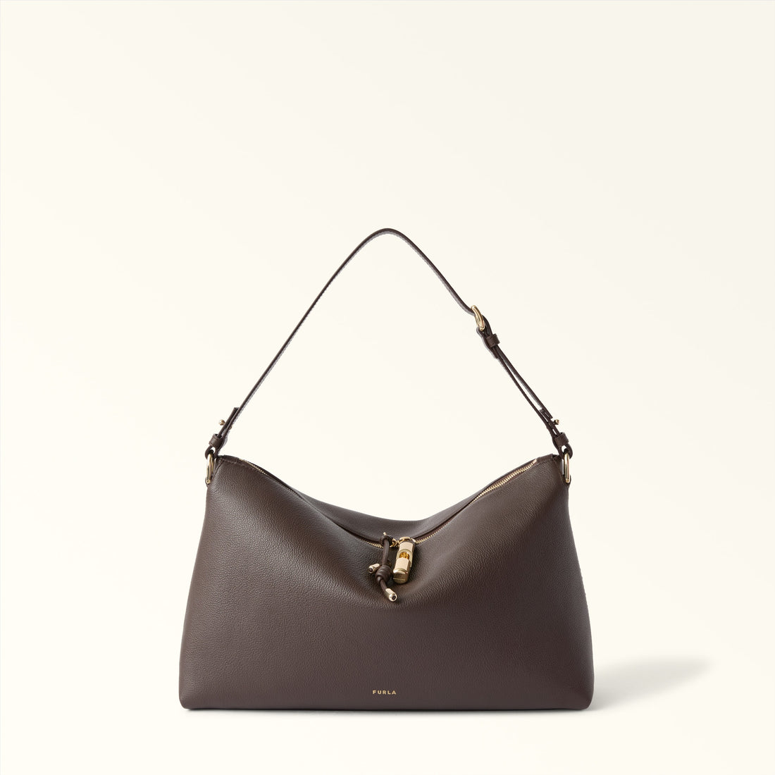 Furla Debby M Shoulder Bag Soft in Brown - Bags 