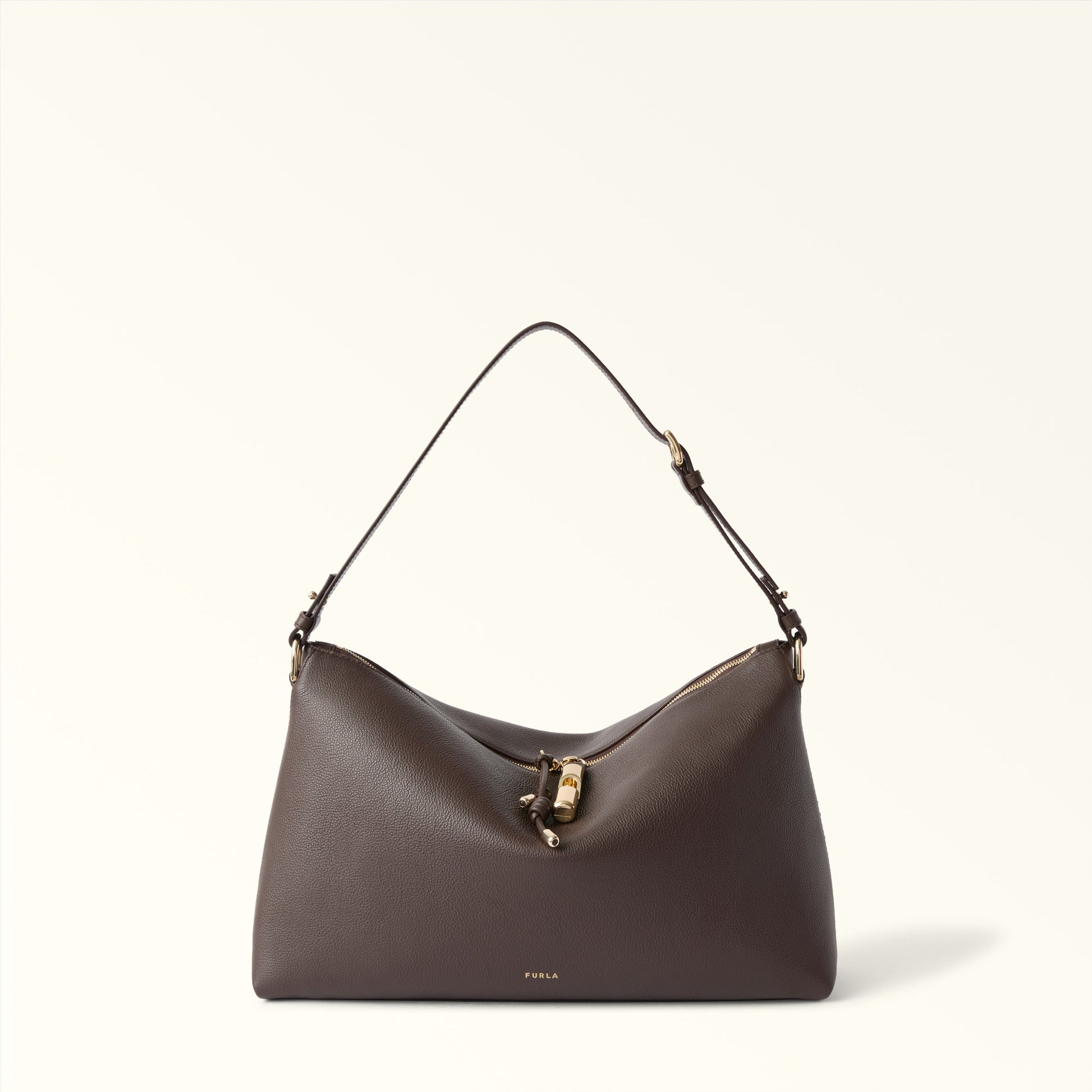 Furla Debby M Shoulder Bag Soft in Brown - Bags 
