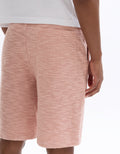 Celio Regular Fit Bouclé Effect Bermuda Shorts - Pink
