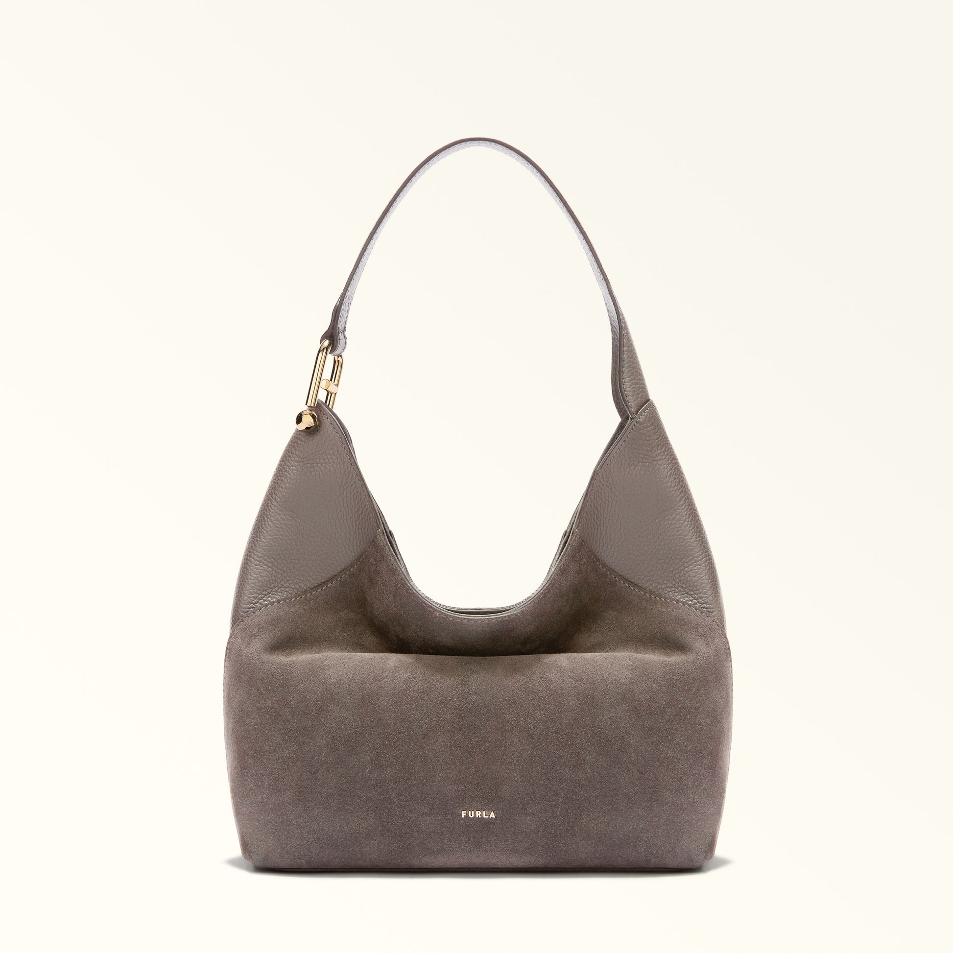 Furla Lara M Hobo Bag In Leather
