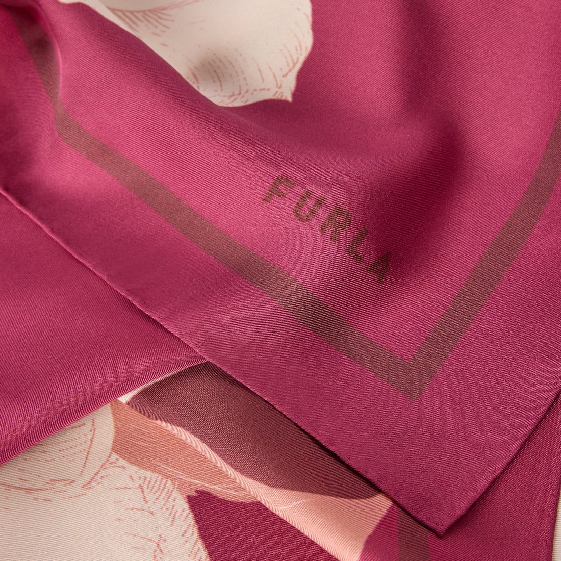 Furla Tortona Carre' 90X90 in Pink - Scarves 
