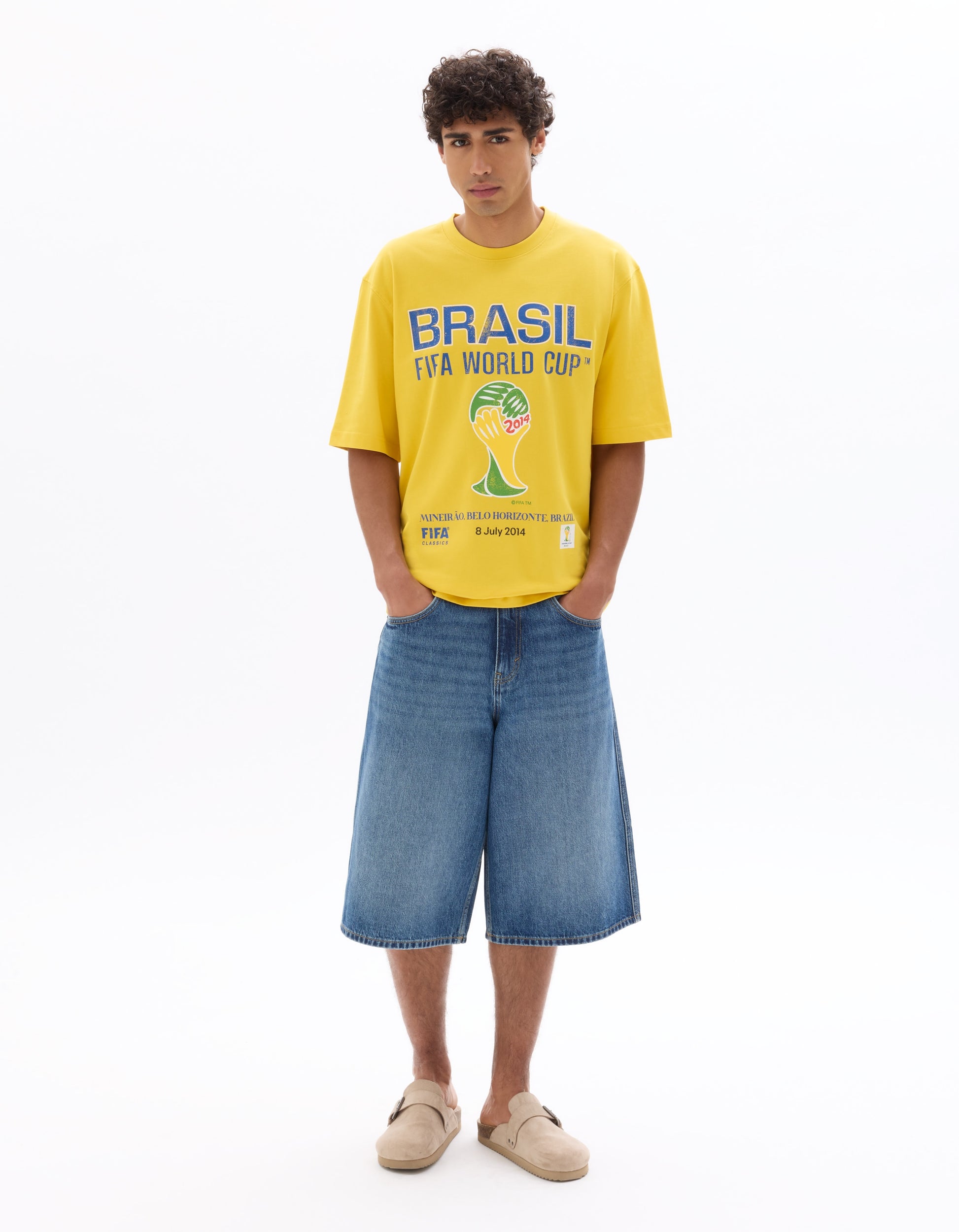 Celio FIFA CLASSICS - FIFA WORLD CUP™ - Yellow T-shirt Brazil 2014 - Yellow
