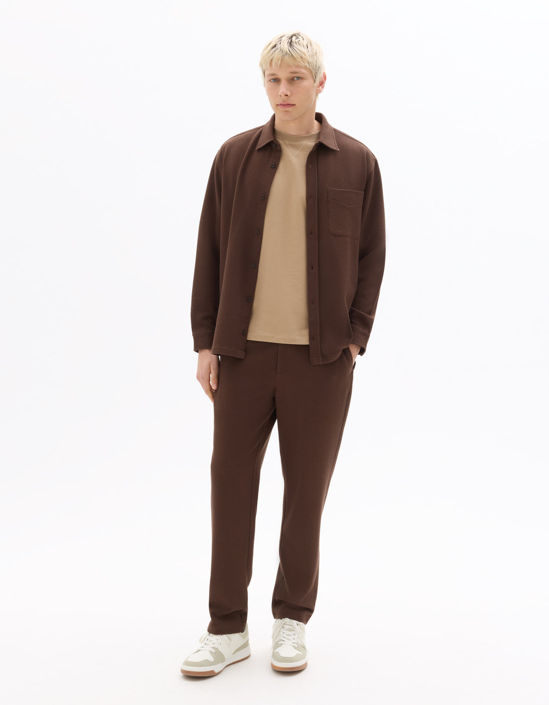 Brown Overshirt for Men