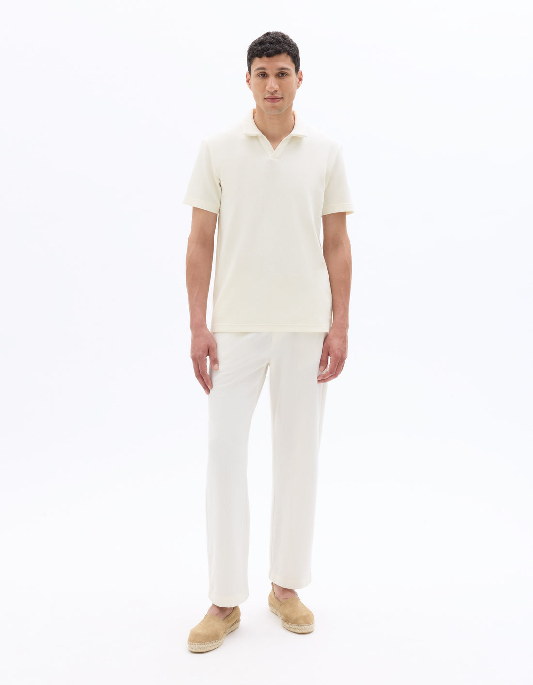 Celio Regular Fit Knit Polo - Beige