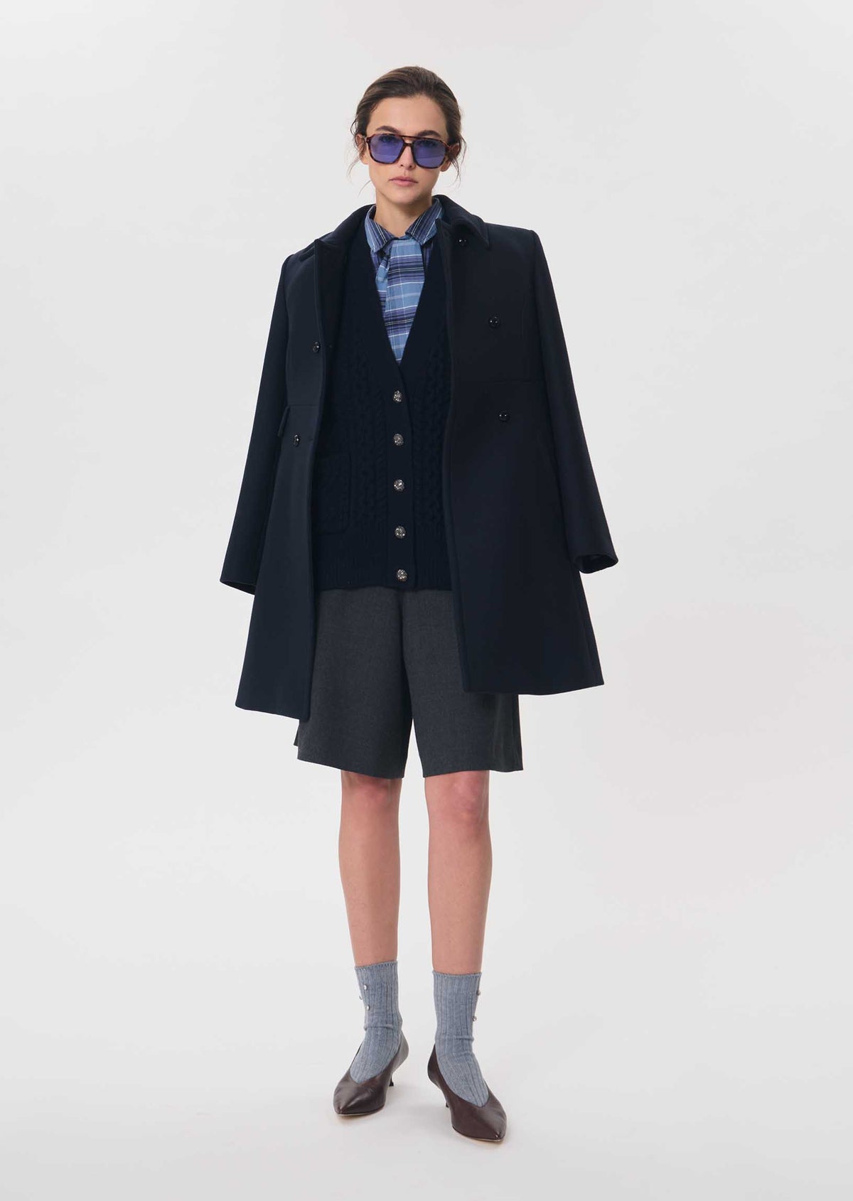 Gilou cardigan in navy by Tara Jarmon