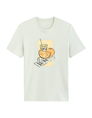 FEGRUME LIGHT GREEN SS TSHIRT Celio