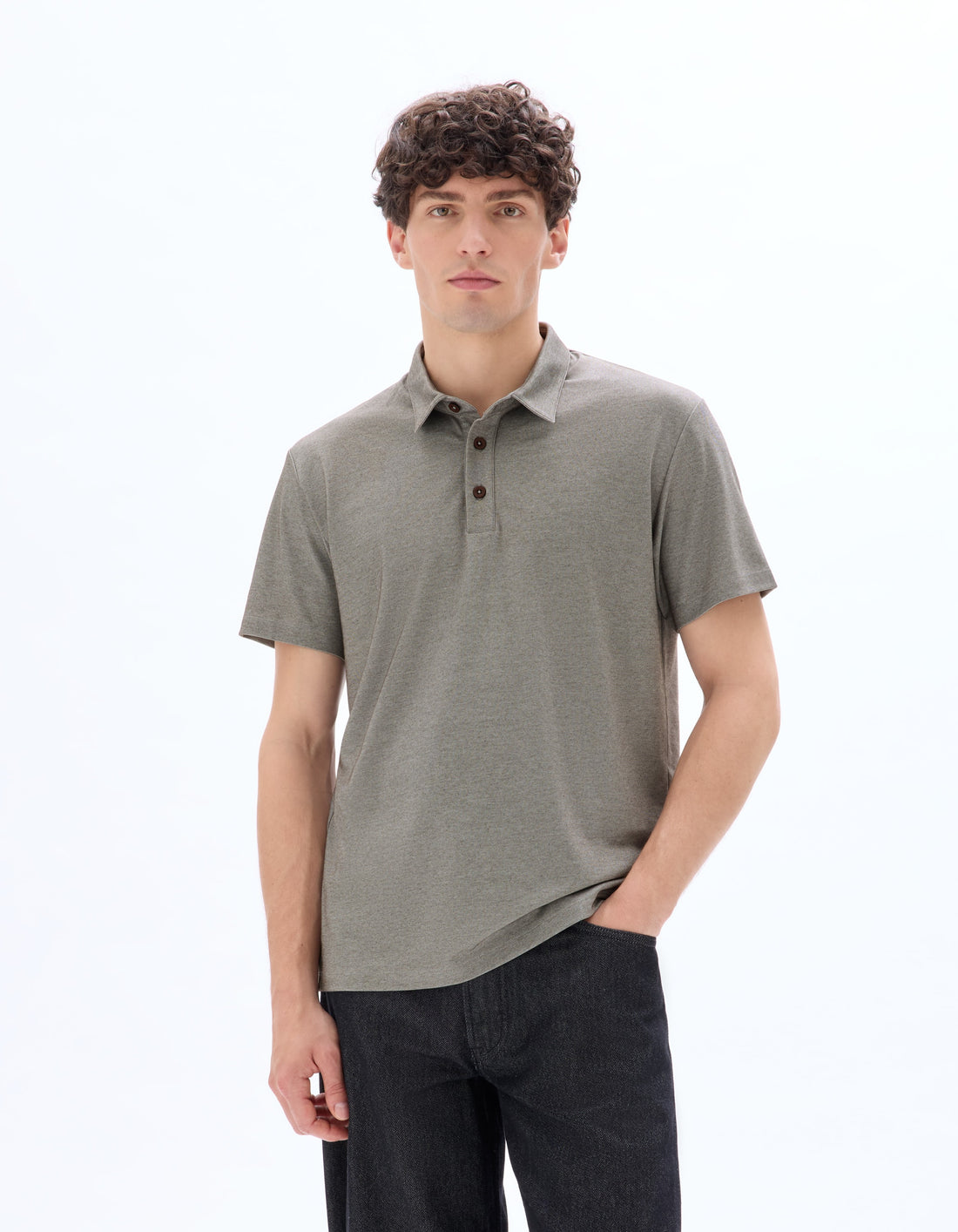 MEBI ECRU SS POLO - Celio lebanon