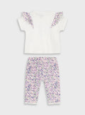Set t-shirt and leggings for baby girls Energiers