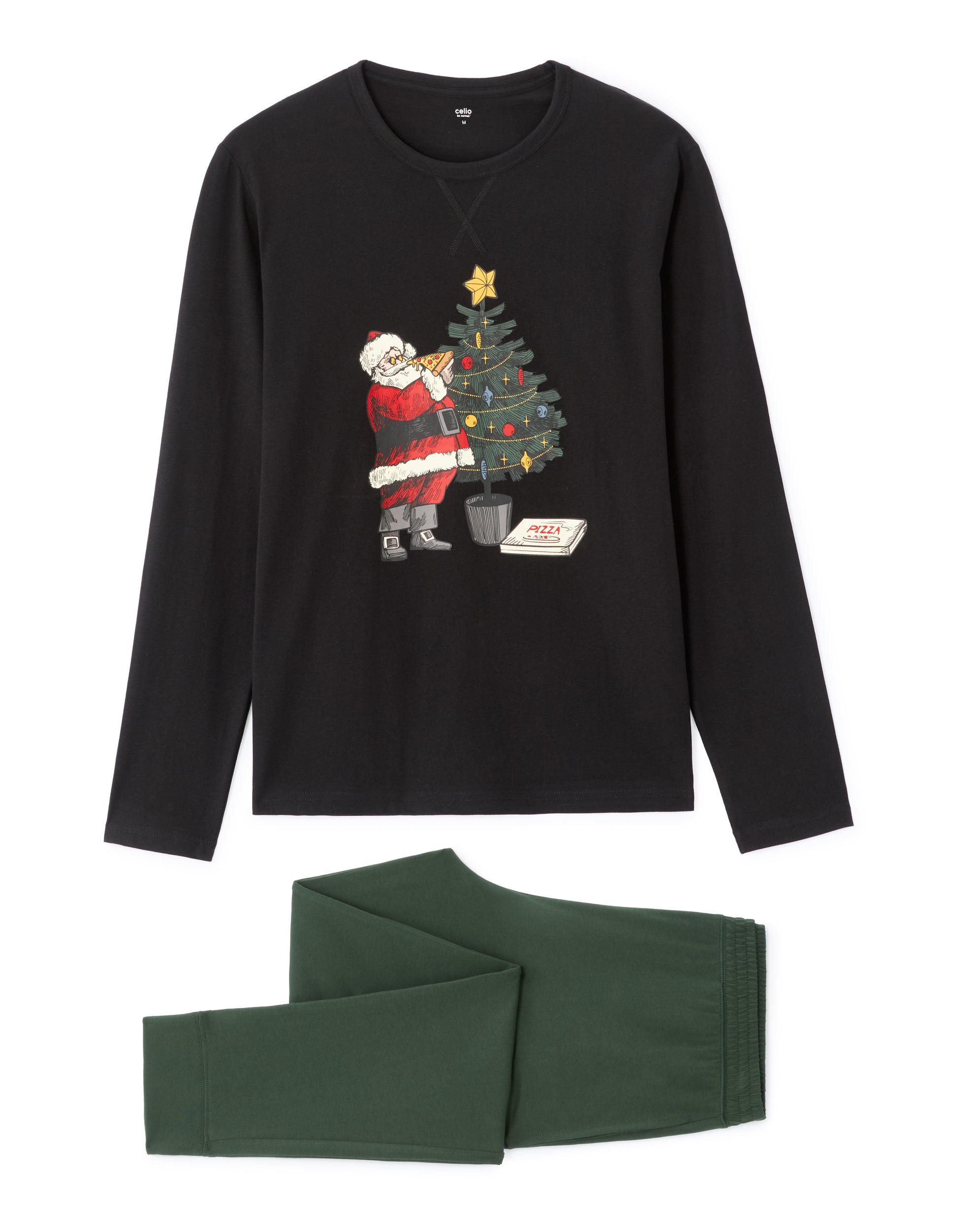 Black Pyjamas Noël - Celio Lebanon