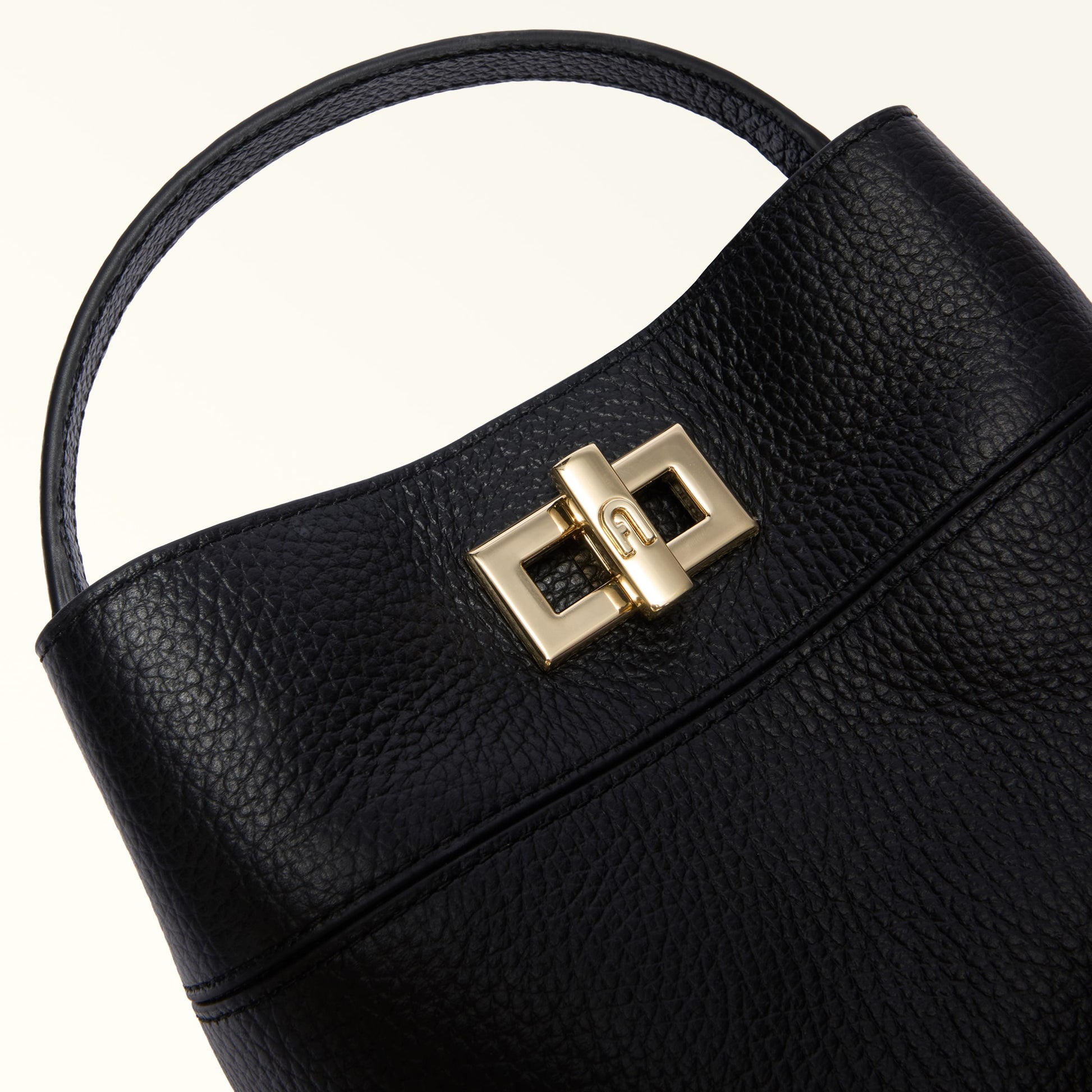Furla Amelia Mini Bucket Bag in Black - Bags 
