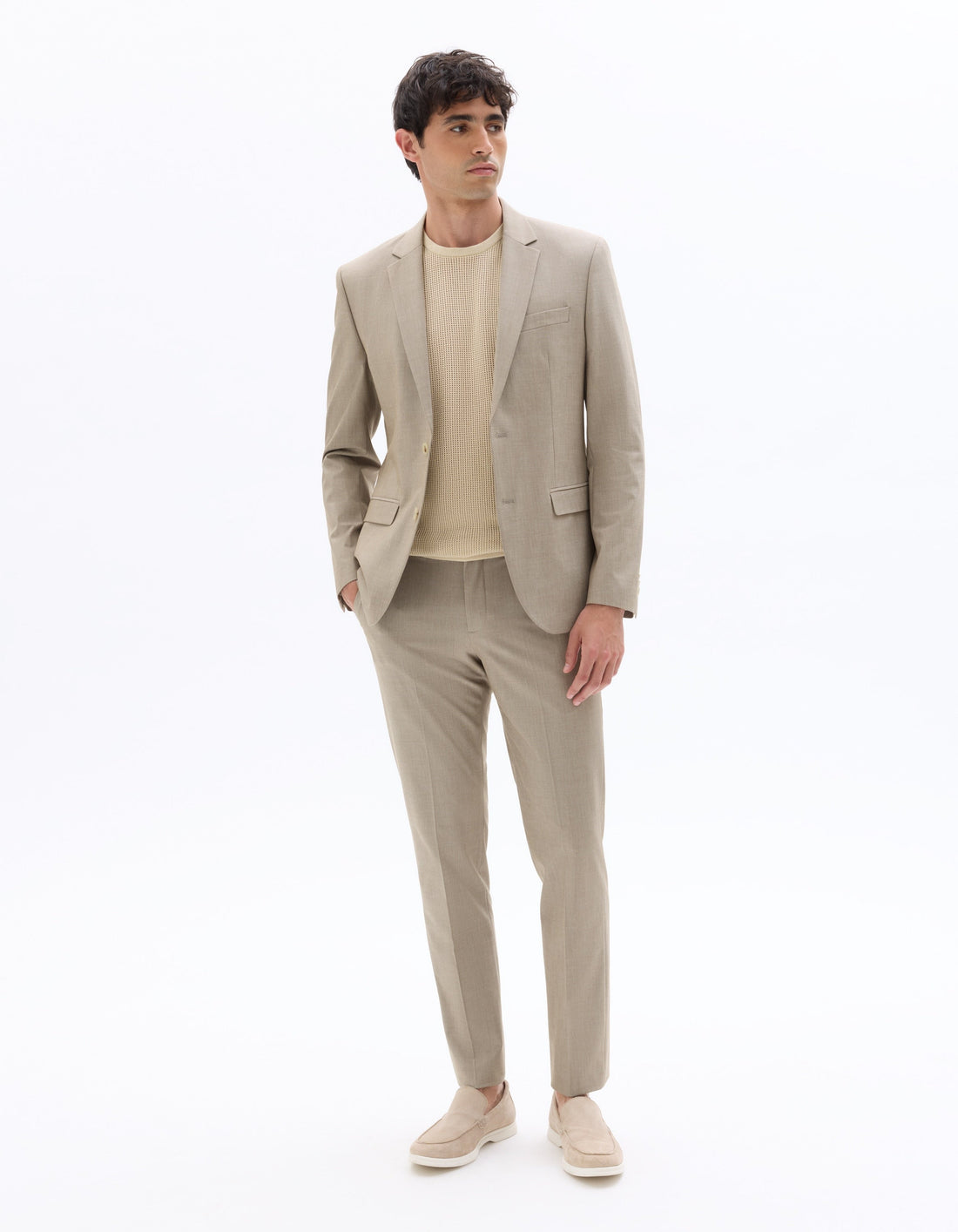 Slim-fit Bi-stretch Suit Pants Celio