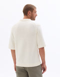 Celio Cotton Short-Sleeved Polo - White