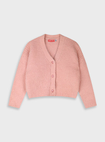 Children's Pink Cardigan For Girl