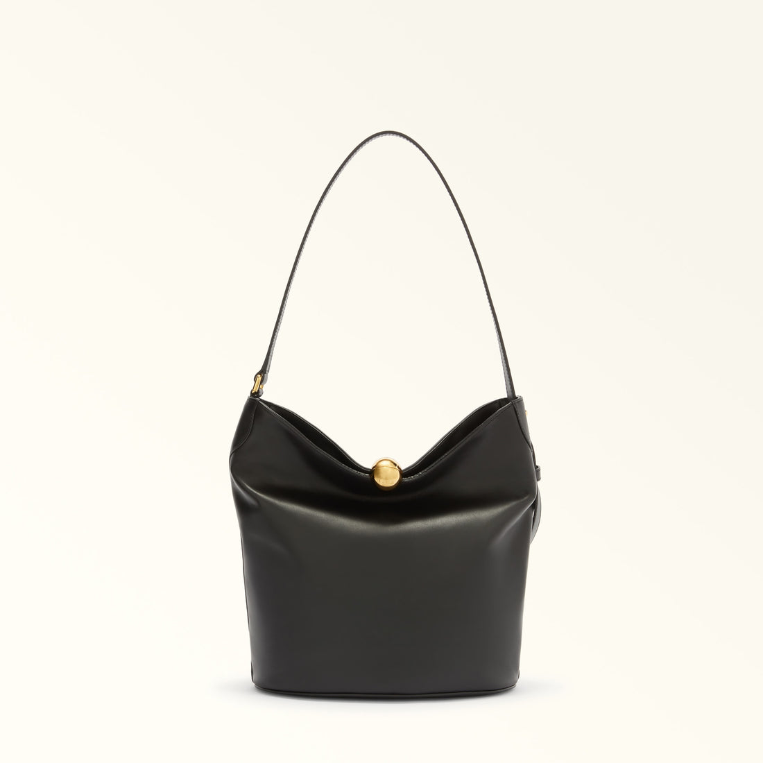 Bucket Bag F5S-Furla Sfera Soft Nero