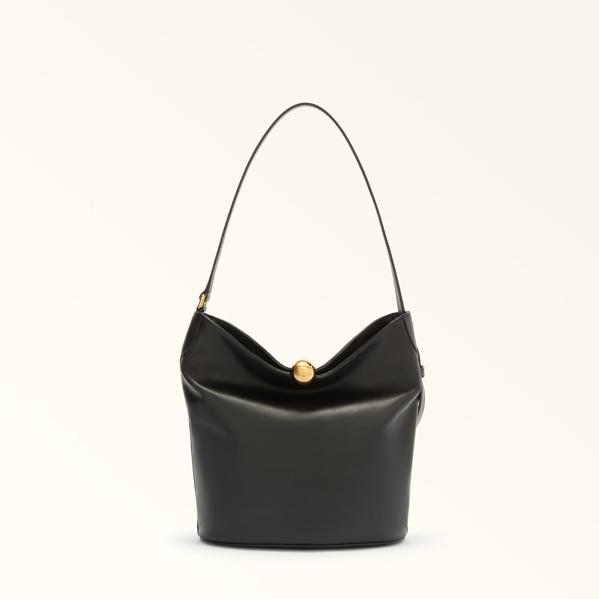 Bucket Bag F5S-Furla Sfera Soft Nero