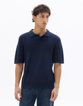 Regular Fit 100% Cotton Waffle Knit Polo Celio