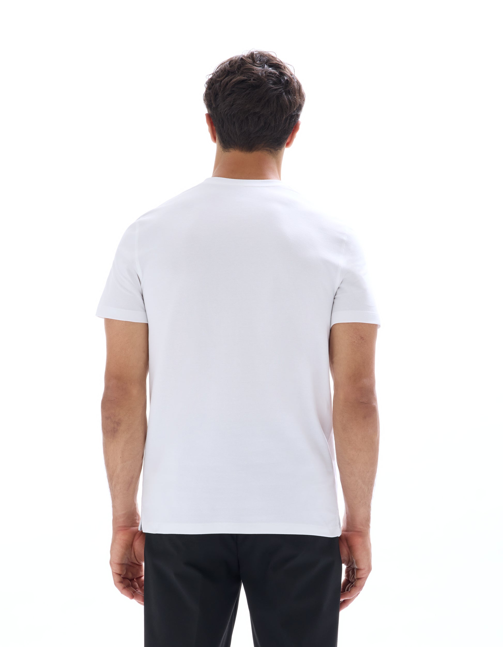 Optical White Short Sleeves Tshirt - Celio Lebanon