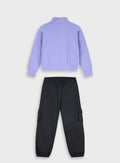 Children's Lilac Tracksuit For Girl