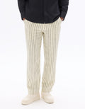 Striped 100% Linen Pants Celio